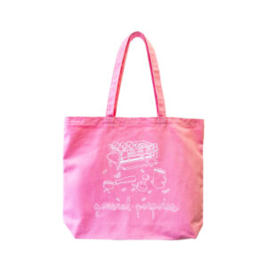 General Porpoise Pink Tote Bag back