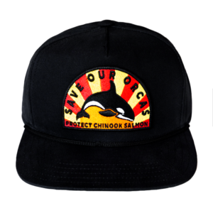 Save our orcas hat black
