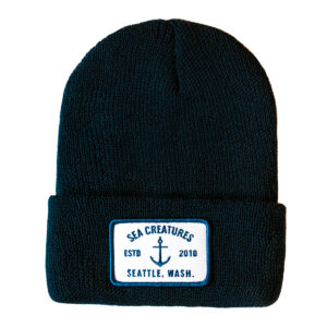 Sea Creatures Beanie Navy