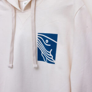 The Whale Wins Hoodie Front Detail