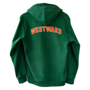 Westward Green Hoodie Back